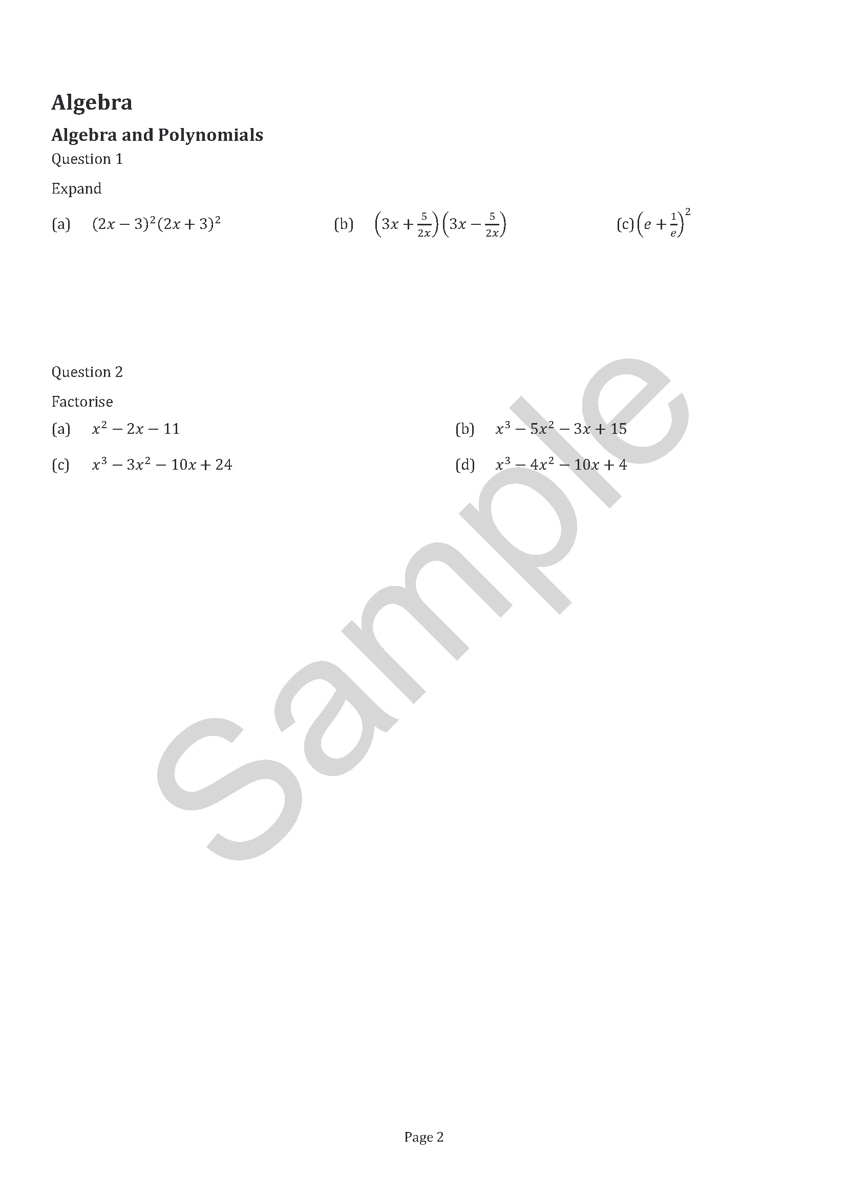 Staying In Touch Mathematics Specialist, Book 1 with Worked Solutions (eBook)