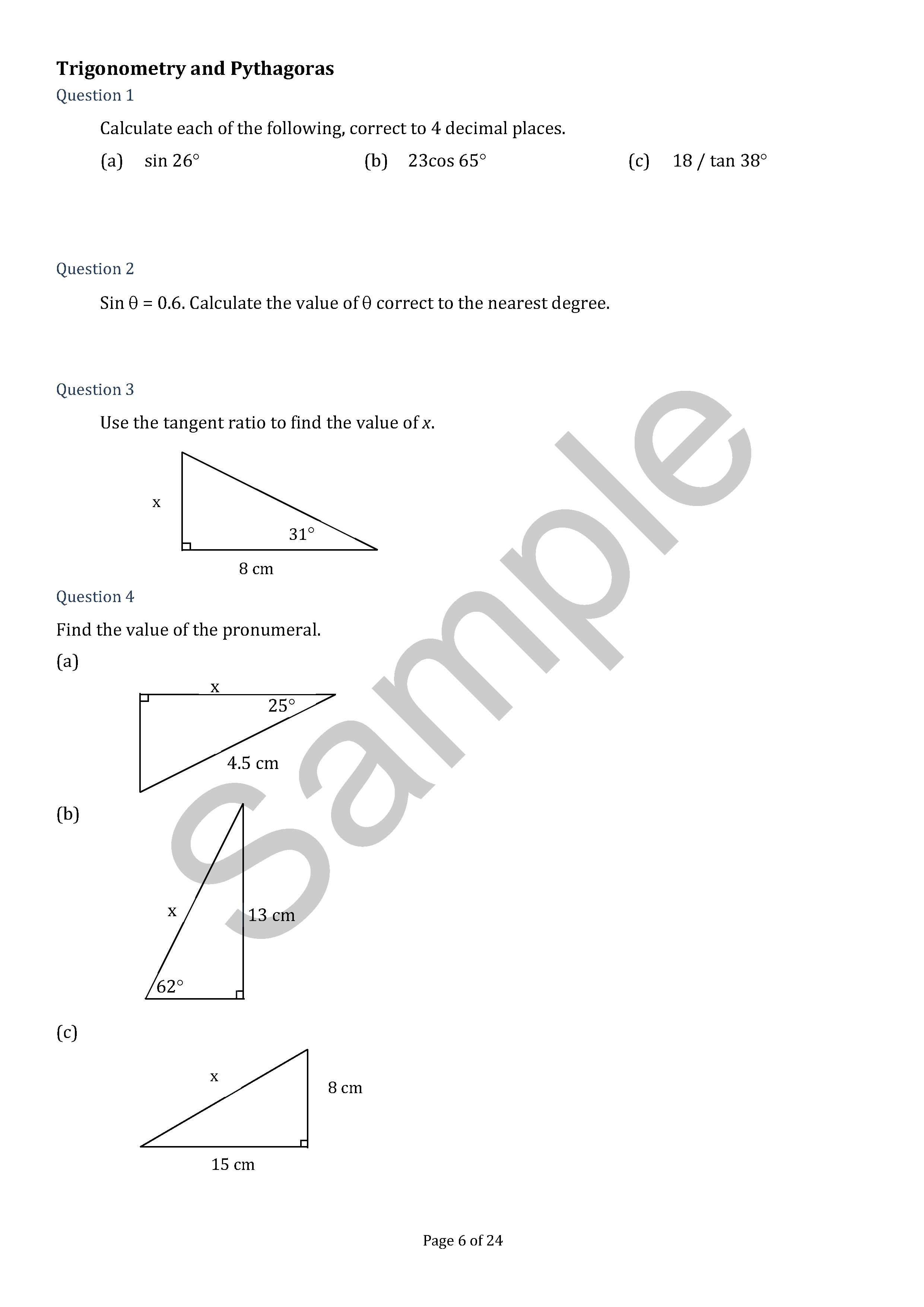 Staying In Touch General Mathematics, Units 1 & 2 with Solutions